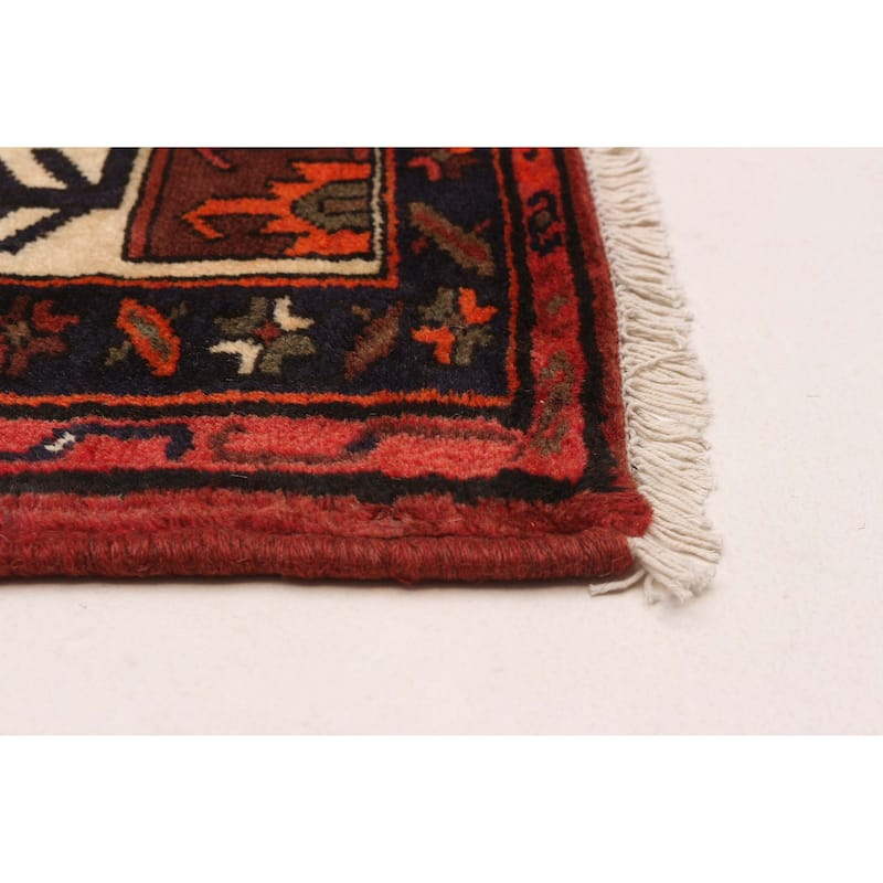 ECARPETGALLERY Hand-knotted Andelz Red Wool Rug - 3'5 x 4'8