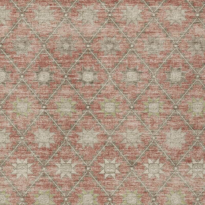 HomeRoots Floral Transitional Rectangle Outdoor Rug