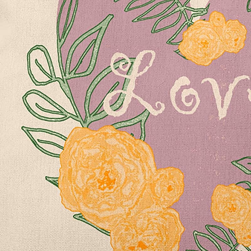Love And Roses Valentines Day Decorative Throw Pillow