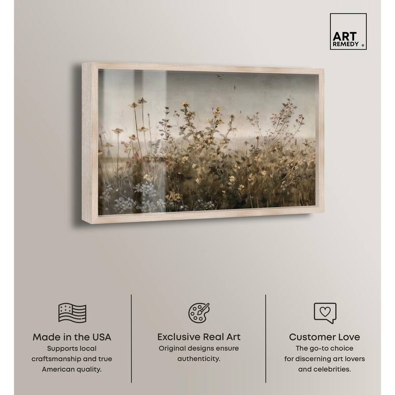 Meadow Mystique I Shadowbox by Art Remedy