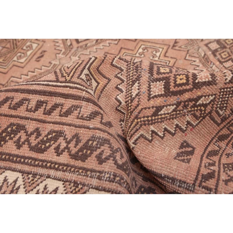 ECARPETGALLERY Hand-knotted Antalya Vintage Copper Wool Rug - 4'0 x 8'4