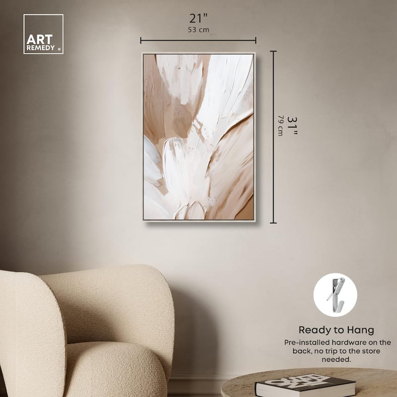Fawn and Frost Canvas by Art Remedy