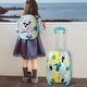 preview thumbnail 28 of 50, 2 Pieces 12 Inch 16 Inch Kids Luggage Set with Backpack and Suitcase for Travel - 18" x 12" x 8.5" (L x W x H) Flamingo