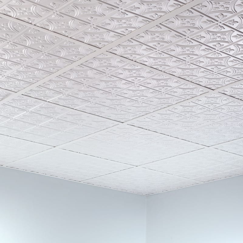 FASÄDE Traditional Style1 Decorative Vinyl 2ft x 2ft Lay in Ceiling Panel