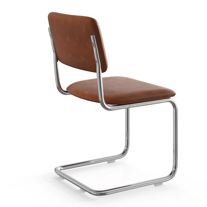 Hayward Vegan Leather Side Chair Vegan Leather (Set Of 2)