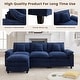 preview thumbnail 20 of 109, Modular Cloud Chenille Sectional Sofa with Ottomans, Deep Seat Convertible L-Shaped or U-Shaped Couch