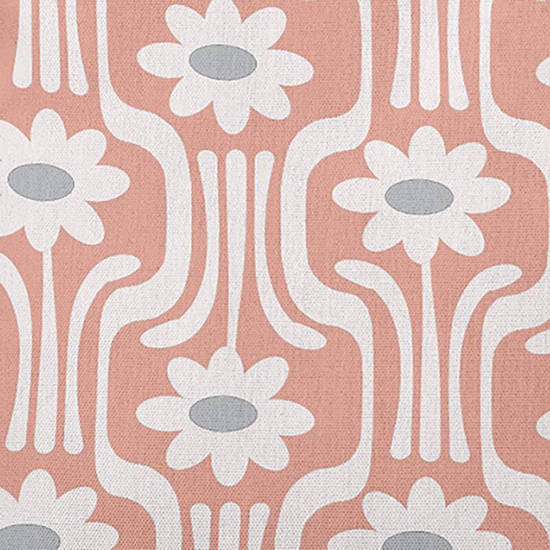 Daisys and Squiggles Indoor/Outdoor Throw Pillow