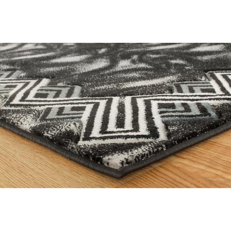 Orelsi Collection Abstract Area Rug