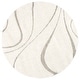 preview thumbnail 35 of 41, Brooklyn Rug Co Krista Contemporary Swirls Shag Area Rug