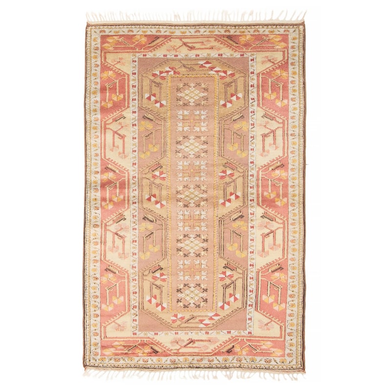 ECARPETGALLERY Hand-knotted Andelz Copper Wool Rug - 4'0 x 6'6 - Copper - 4'0 x 6'6