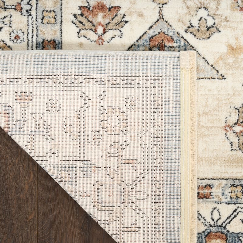 Nourison Pardis Indoor only Blue Persian Area Rug