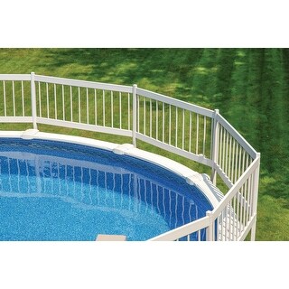 GLI Above Ground Pool Fence Kit (8 Section) - Whit