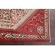 preview thumbnail 10 of 15, Tribal Geometric Abadeh Persian Area Rug Hand-knotted Wool Carpet - 3'6" x 4'10"