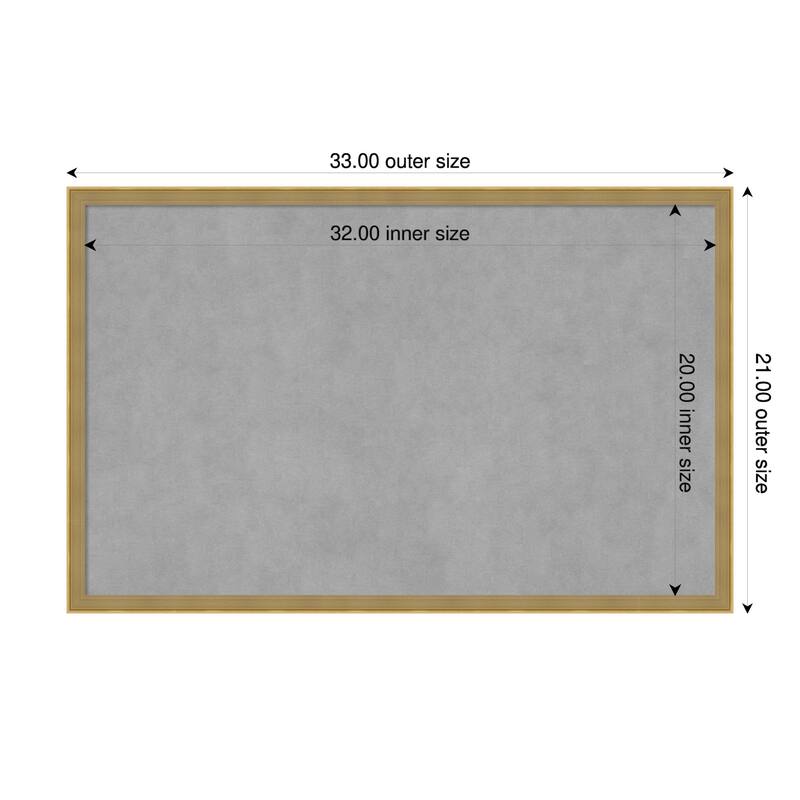 Amanti Art Incline Black Framed - 33 x 21 in - Incline Dark Gold