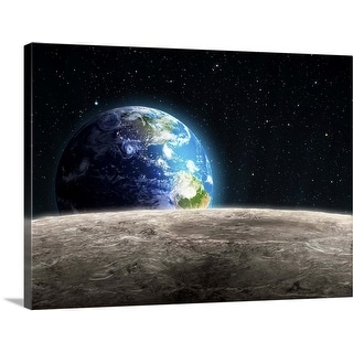 "Earthrise from the Moon, artwork" Canvas Wall Art - Bed Bath & Beyond ...