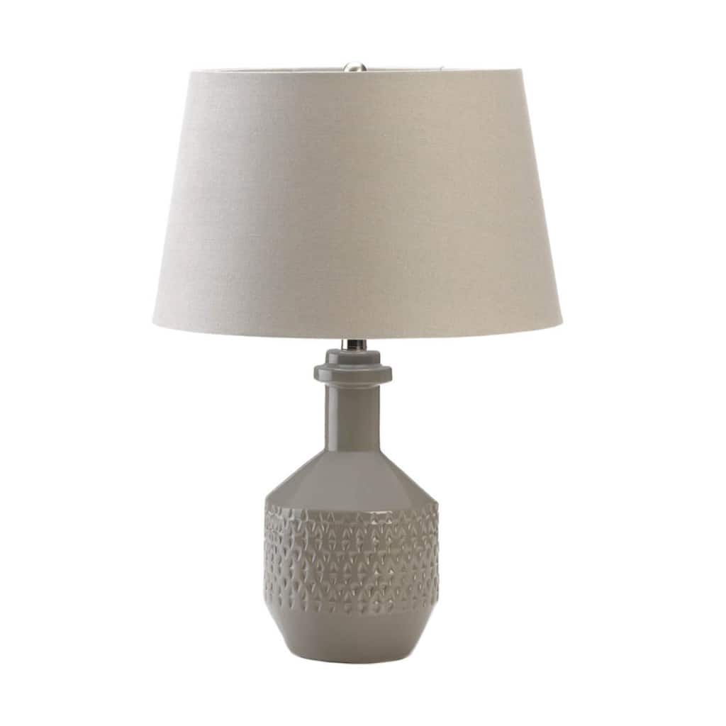 Margate Table Lamp with Shade - 10.25" - Gray