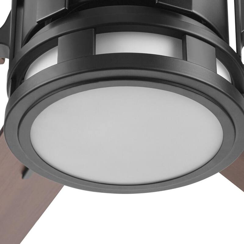 Honeywell Kaliza Modern Gun Metal Indoor Ceiling Fan with Light & Remote Control