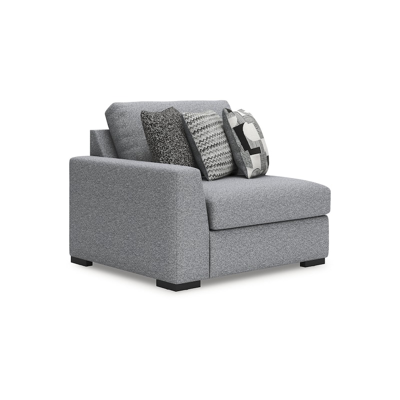 Signature Design by Ashley Bealton Gray 6-Piece Sectional with Chaise - 174" W x 134" D x 41" H