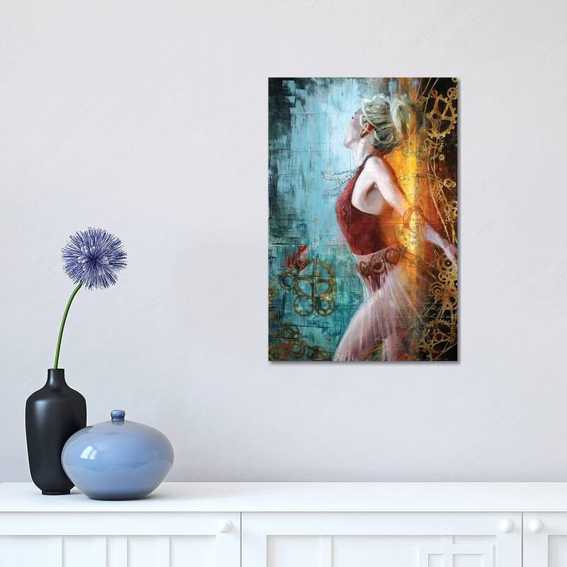 iCanvas "Hidden Smile" by Christopher Clark Canvas Print - 18x12x1.5