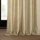 preview thumbnail 11 of 70, Exclusive Fabrics Raw Linen Weave Light Filtering Curtains for Bedroom & Living Room Curtains Pair - 2 Panel Drapes