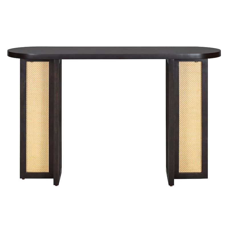 Farmhouse Console Table Entryway Table with Storage