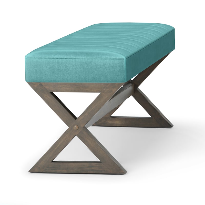 WYNDENHALL David 48 inch Wide Contemporary Rectangle Ottoman Bench