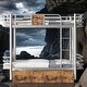 preview thumbnail 1 of 12, Industrial Modern Twin XL over Twin XL Bunk Bed with Drawers, Silver Silver