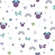 preview thumbnail 1 of 4, Disney Minnie Mouse Rainbow Purple Wallpaper
