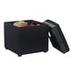 preview thumbnail 22 of 25, Adeco Storage Ottoman With Tray
