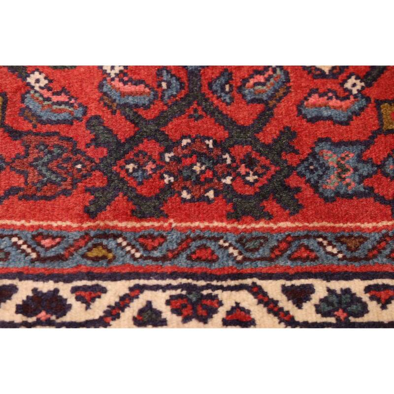ECARPETGALLERY Hand-knotted Andelz Red Wool Rug - 2'9 x 10'4