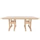 preview thumbnail 49 of 49, Laguna Hdpe All Weather Outdoor Patio 71" Rectangular Dining Table