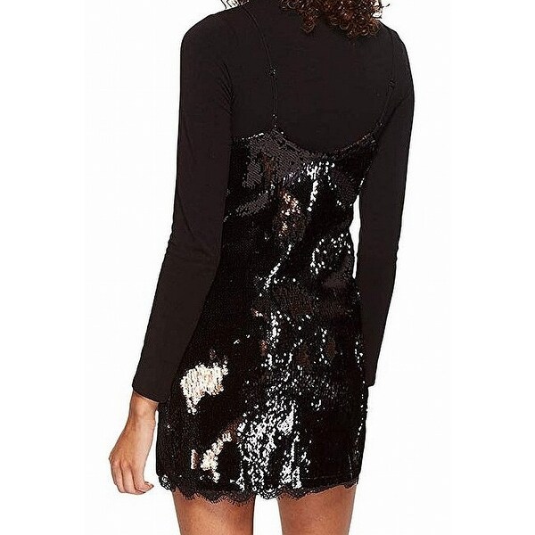 free people seeing double sequin dress