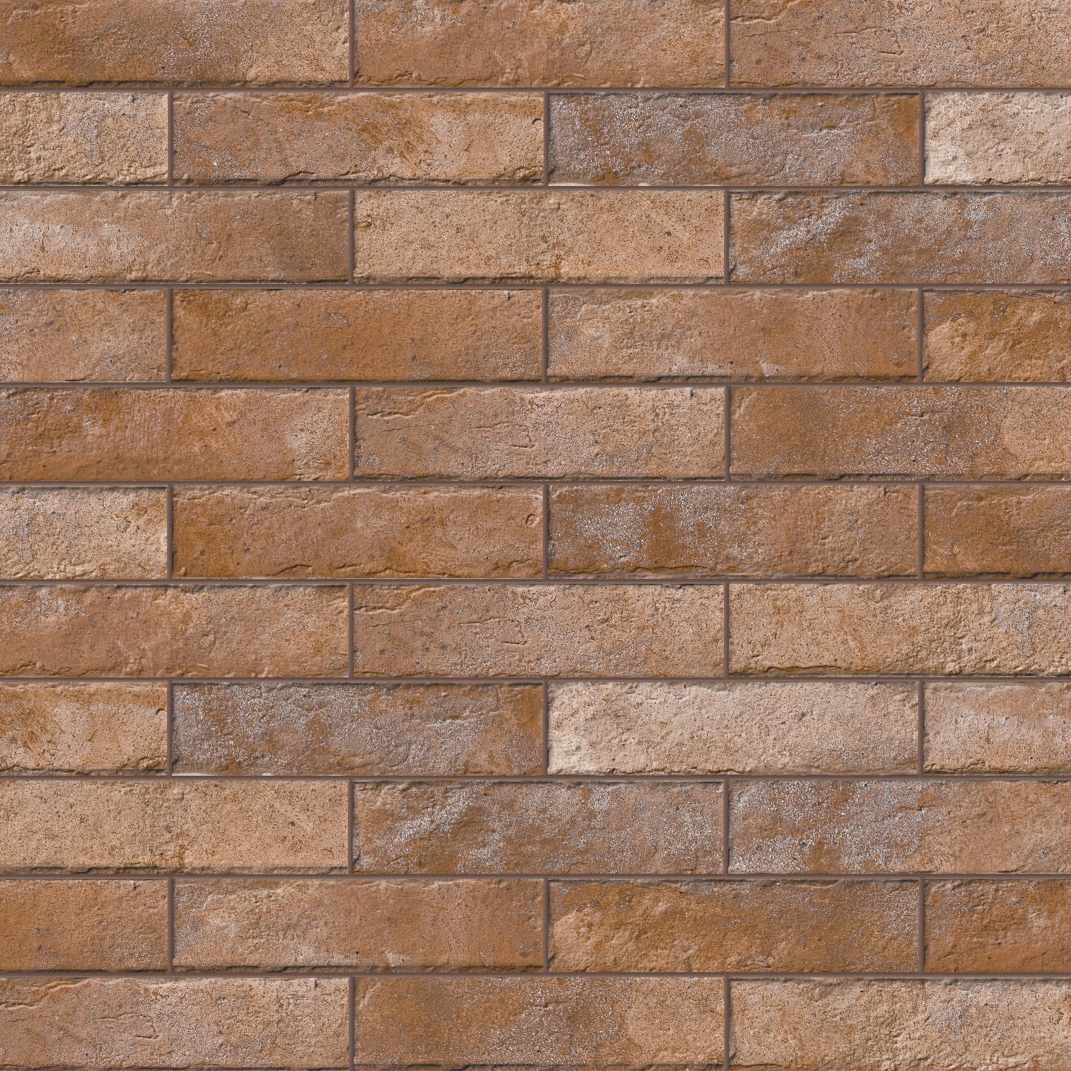 Merola Tile Brooklin Brick Cotto 2-3/8" x 9-3/4" Porcelain Floor and Wall Tile