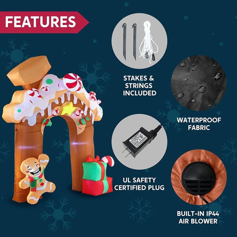 Gingerbread Arch Inflatable