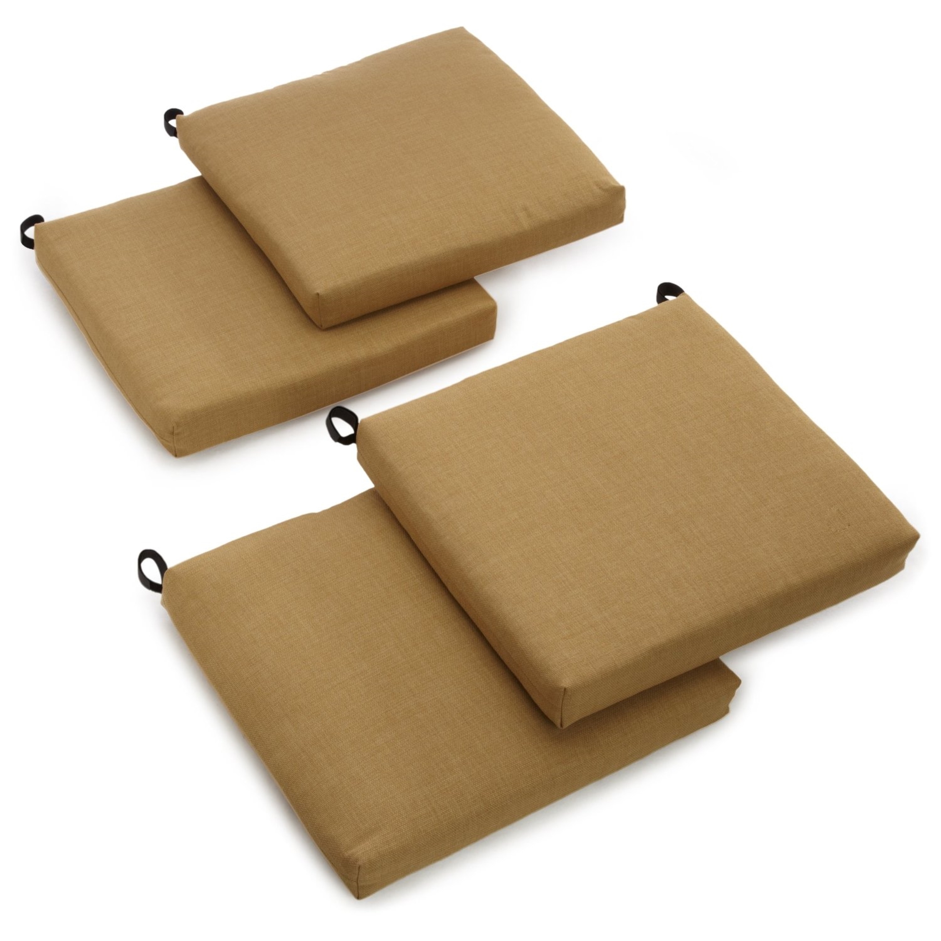 20 inch by 19 inch Outdoor Chair Cushions Set of 4 20 x 19