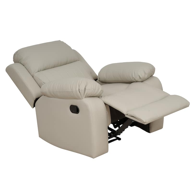 Faux Leather Recliner