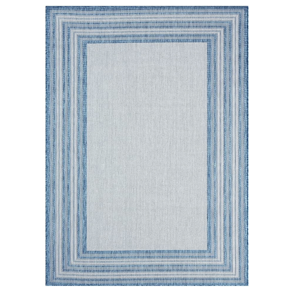 Nicole Miller New York Patio Country Layla Border Indoor/ Outdoor Rug