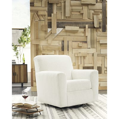 Signature Design by Ashley Herstow Swivel Glider Accent Chair - 35"W x 38"D x 37"H