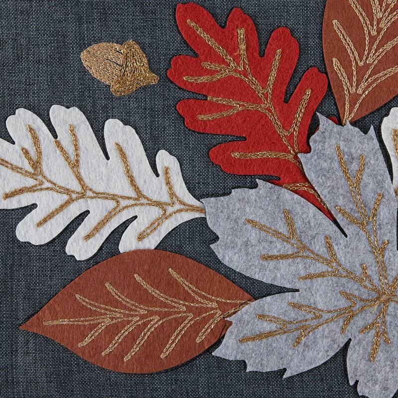 DII Embroidered Table Runner 14x70