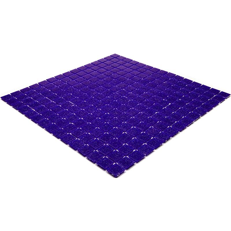 Apollo tile 12" x 12" Dune Glossy Cobalt Blue Glass Tile (20 sq ft/case) - 20 Pack