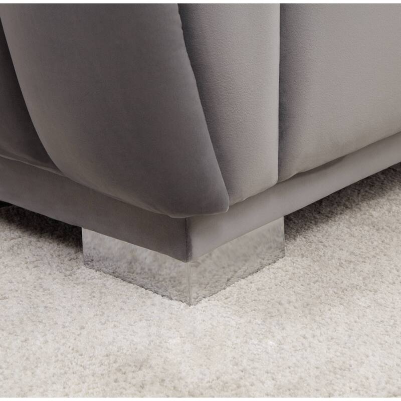 Kayley Luxury Velvet sofa love seat Standard Living Room Set