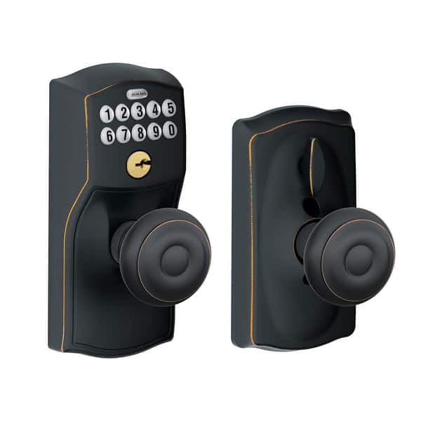 Shop Schlage Fe595 Cam Geo Camelot Keypad Entry With Flex