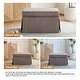 preview thumbnail 141 of 152, Rectangle Chenille Upholstered Storage Ottoman