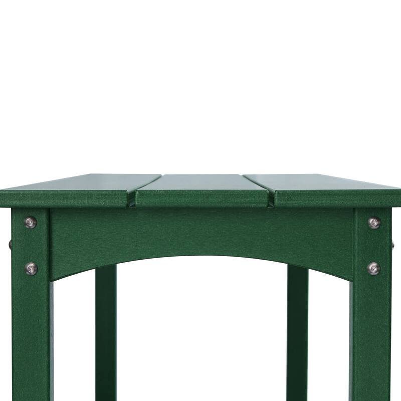 Laguna Hdpe All Weather Outdoor Patio Two Shelf Table