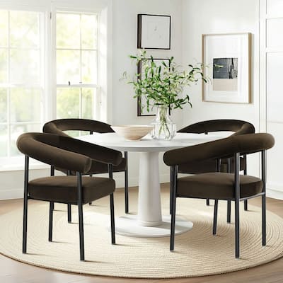 High-back upholstered Chairs (Set of 4)