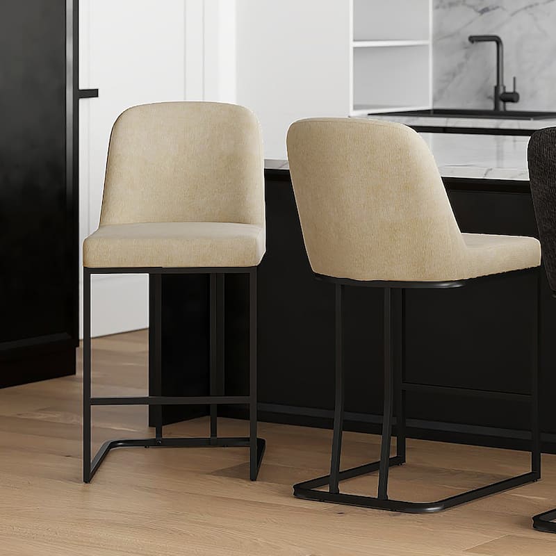 Modern Fabric 26" Counter Stool, Set of 4