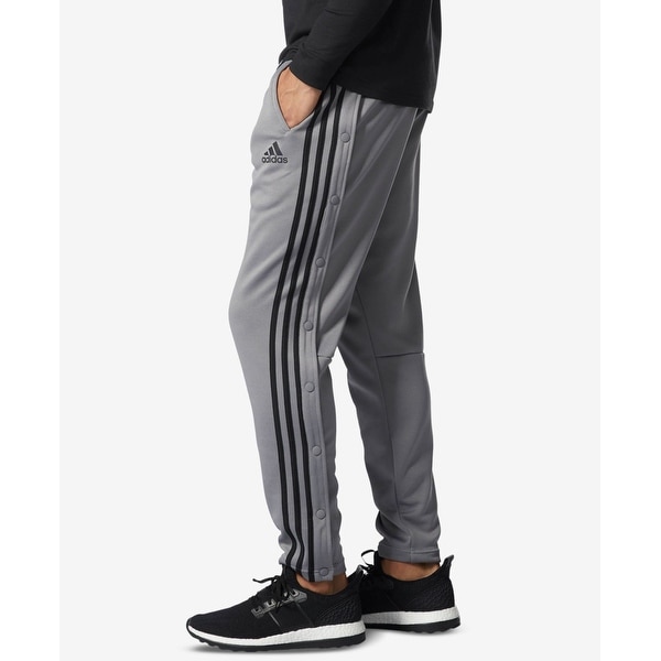 gray adidas track pants
