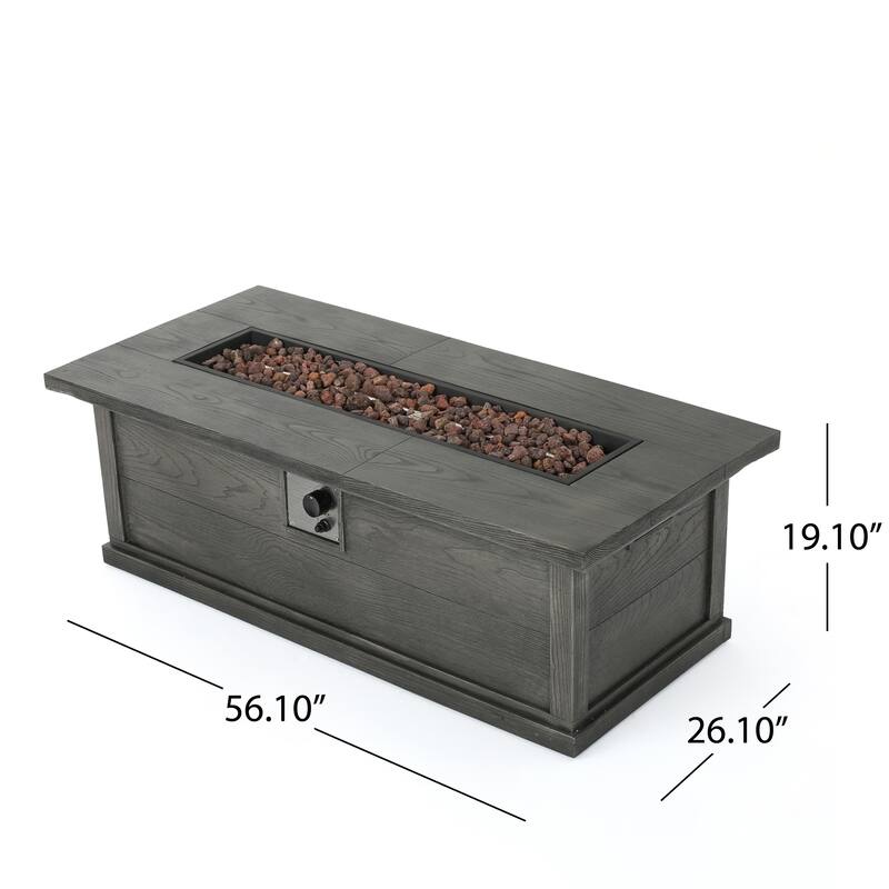Cape Coral Outdoor Aluminum 5-piece Chat Set with Cushions & Fire Table by Christopher Knight Home