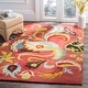 preview thumbnail 9 of 32, SAFAVIEH Handmade Blossom Rust Wool Rug 6' x 9' - Rust/Multi - Rectangle