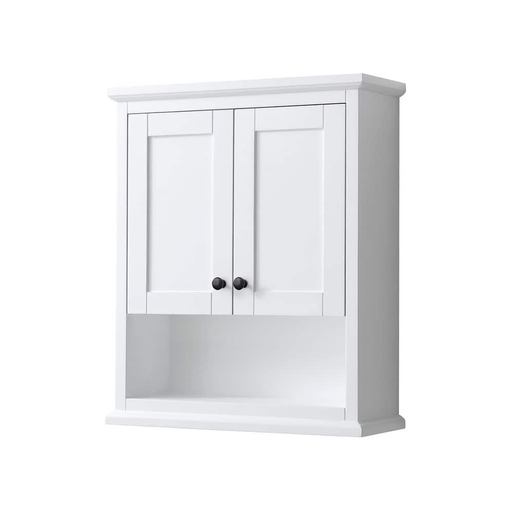Wyndham Collection Avery 30" Wood Wall Mounted Bathroom Cabinet